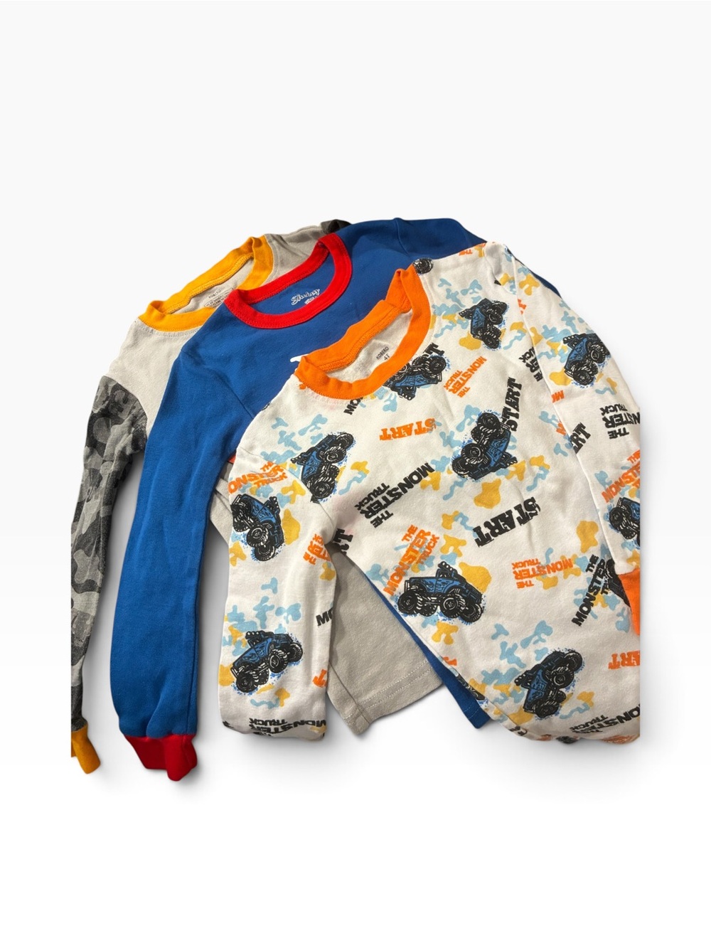 Selby Boys Monster Truck, Fire Truck, Off Road Pajama Set Bundle Brand New